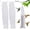 White, variant on 10-Pack Mesh Bird Feeder Bags, Hanging Thistle Seed Socks for Wild Birds, Finches, Songbirds