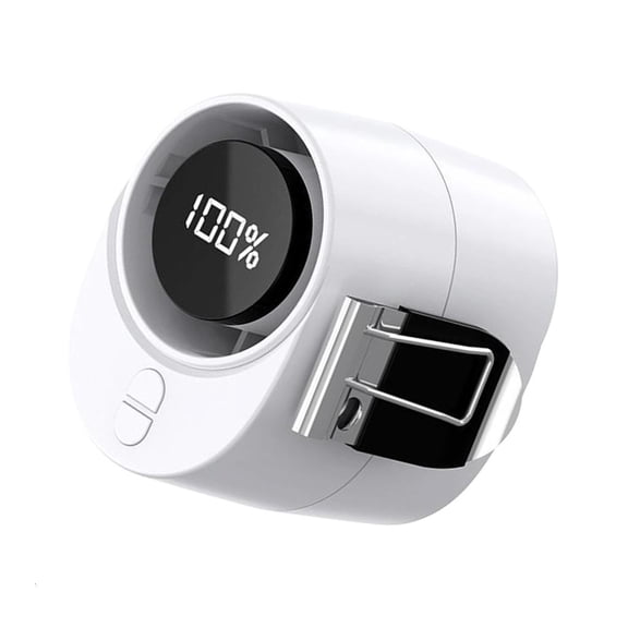 ZELVINN Rechargeable Compact Desk Fan with 100 Adjustable Speeds and 360 Degree Rotation for Cooling