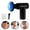 Black, variant on 6 Head Massage Gun, 9 speeds & 3 Sets Massage Heads for deep muscle relief on your back, legs, arms, A perfect gift for family & friends.