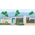 thumbnail image 2 of Bucheli, Jen 32x17 White Modern Wood Framed Museum Art Print Titled - Mod Home, 2 of 4