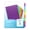 Rainbow, variant on 24 Pcs Binder Dividers,8 Tab Dividers for 3 Ring Binders,Plastic File Dividers with Pockets, 3 Hole Punched for 8.5x11 Letter Size Notebook Dividers