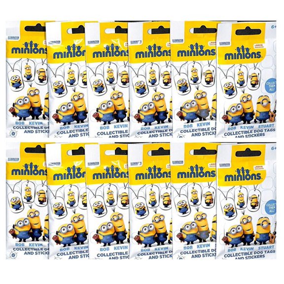 Minions Dog Tags Mystery Pack (LOT OF 12)