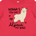 thumbnail image 4 of Inktastic Nonna's You Say Alpaca My Bags Boys or Girls Baby T-Shirt, 4 of 5