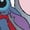 CHAMBRAY BLUE, variant on Lilo & Stitch - Happy Holidays Stitch - Youth Girls Boxy T-Shirt