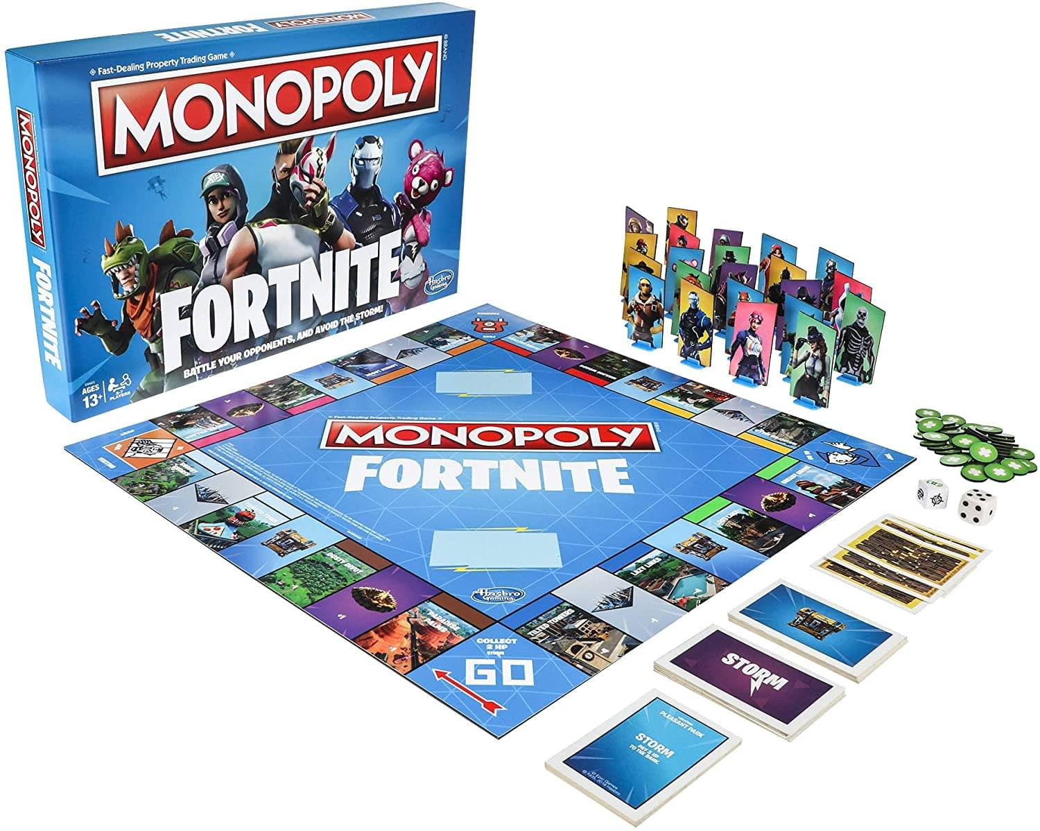 Hasbro FORTNITE MONOPOLY Ages 13+ 2-7 Players