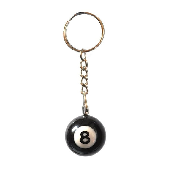 Eight Ball Keychain Billiards Billiard Pool 8