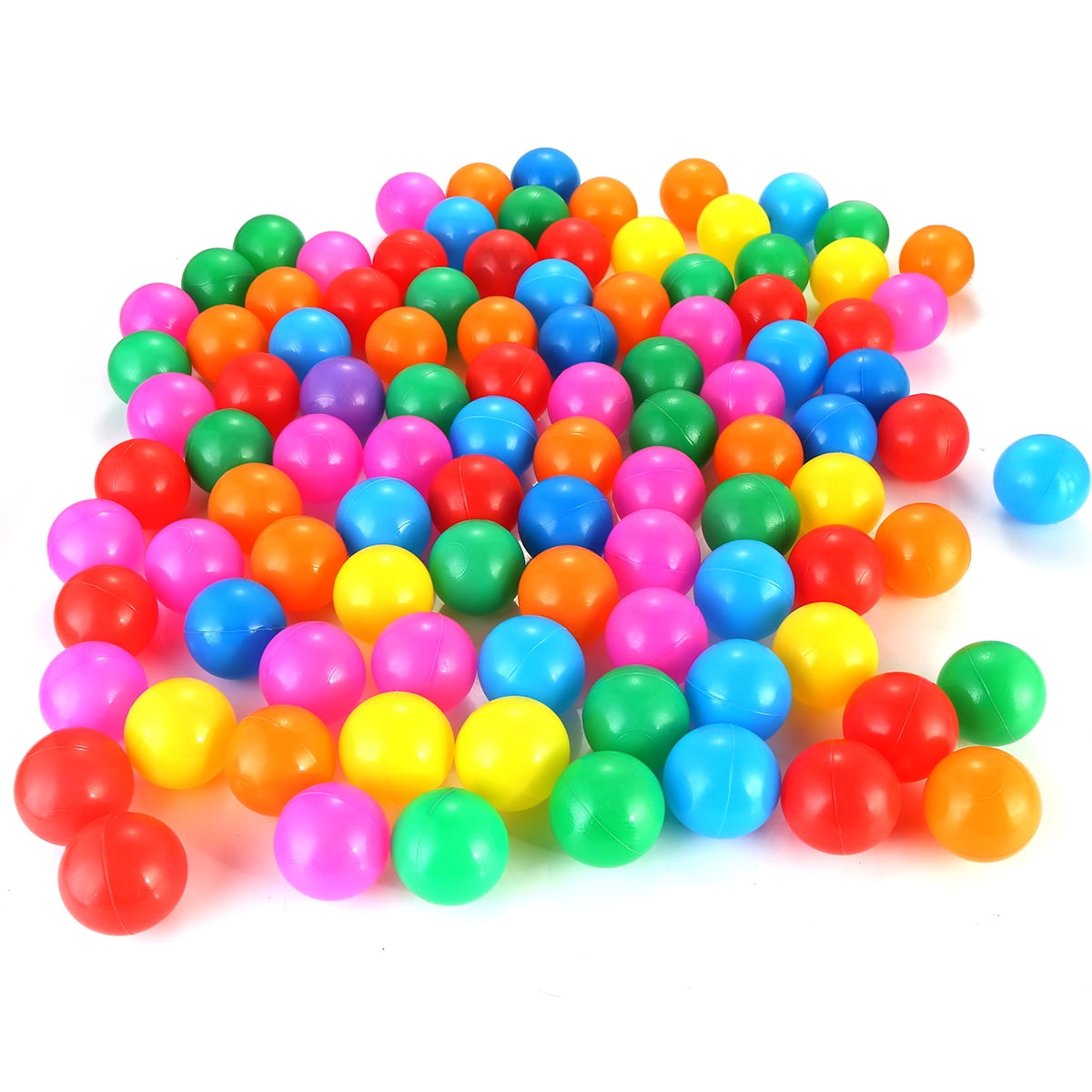Baby Plastic Ball Toy Toys Pit Ocean BPA Colorful 100pcs Kids Fun Balls for sale online 
