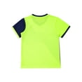thumbnail image 6 of Sholeno Kids Boys Soccer Jersey Sports Shirt Quick Dry Fit Short Sleeve T-Shirt Breathable Athletic A Fluorescent Green M, 6 of 7