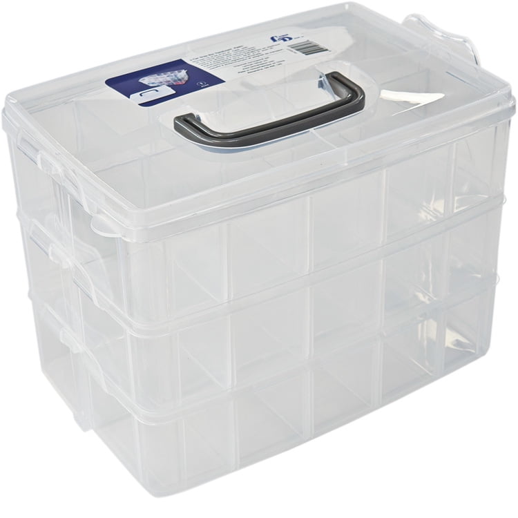 Lerman Decor Boîte de rangement pour artisanat F-LERMAN DÉCOR BOITE A OUTILS