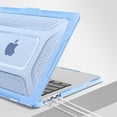 thumbnail image 3 of MOSISO Compatible with MacBook Pro 16 inch Case 2025-2021 M4 M3 M2 M1 A3403 A3186 A2991 A2780 A2485, Honeycomb Shockproof TPU Bumper Hard Shell Case with Fold Kickstand&Keyboard Skin, 3 of 7