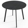 thumbnail image 6 of Ktaxon Modern Round Dining Table for 2~4, Simplistic 35.5" Kitchen Breakfast Table, Multifunctional Use Table for Small Space, Black, 6 of 6