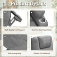 thumbnail image 6 of Vineego power lift recliner chairs massage Single sofa chair with cup holder for elderly,Gray, 6 of 7