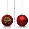 thumbnail image 2 of The Boondocks Christmas Balls Ornaments Decoration Xmas Tree Hanging Ornament Pendant for Home Indoor Holiday Party Decor 4PCS, 2 of 8