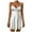 White, variant on Mgmyaa Women's Slip Dress Spring Summer Pleated Casual Deep V-Neck Sleeveless Backless Spaghetti Straps Mini Dress