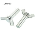 thumbnail image 2 of M8x30mm Wing Butterfly Screw Bolt 1.25mm Pitch Zinc Plated Fasteners 20pcs, 2 of 4