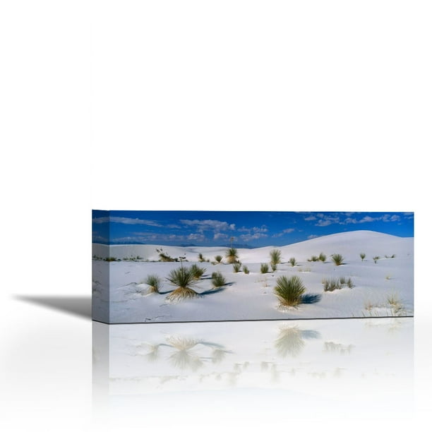Soaptree Yucca In Gypsum Dunes White Sands National Monument New Mexico Contemporary Fine Art Giclee On