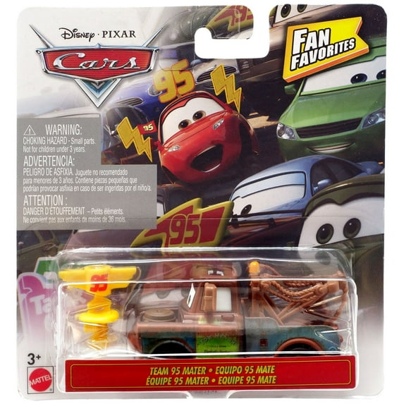 Disney / Pixar Cars Fan Favorites Team 95 Mater Diecast Car
