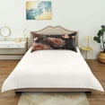 thumbnail image 5 of Silky Satin Standard Pillowcases For Hair And Skin White Dandelion, 5 of 6