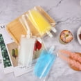 Angoily 100pcs Freestanding Beverage Bags Disposable Juice Bags