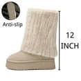 thumbnail image 2 of BERANMEY Women's Snow Boots Fashionable and Warm Mid Calf Winter Boots Perfect for Casual and Outdoor Activities, 2 of 7