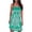 Green, variant on Boho Dress for Women Pleated Tube Top Strapless Mini Dress Vintage Floral Print Spring Dress Casual Off the Shoulder Beach Dress