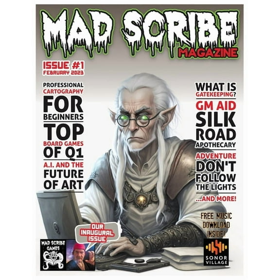 Mad Scribe magazine issue #1, (Paperback)