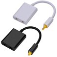 thumbnail image 2 of Tihebeyan 1 in 2 Out Dual Port Digital Optical Audio Toslink Splitter Adapter Audio Fiber Optic Cable(Black), 2 of 9