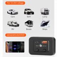 thumbnail image 4 of Enchufe para Cargador Coche 12/24V Puertos USB Duales Carga Tipo C QC3.0 48W, 4 of 8