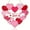 D, variant on Jinswick Valentine's Day Welcome Sign - 9.84"x9" Heart Shaped Wooden Wall Decor with Metal Hanger, Cute Welcome Plaque for Front Door, Home, Party - Rustic Farmhouse Valentine Gift