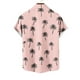thumbnail image 4 of Blusa y camisa de manga corta con cuello vuelto para hombre, estilo casual, con cuello estampado, manga corta, botones, moda, cárdigan con bolsillo, blusa de poliéster para hombre, 4 of 4