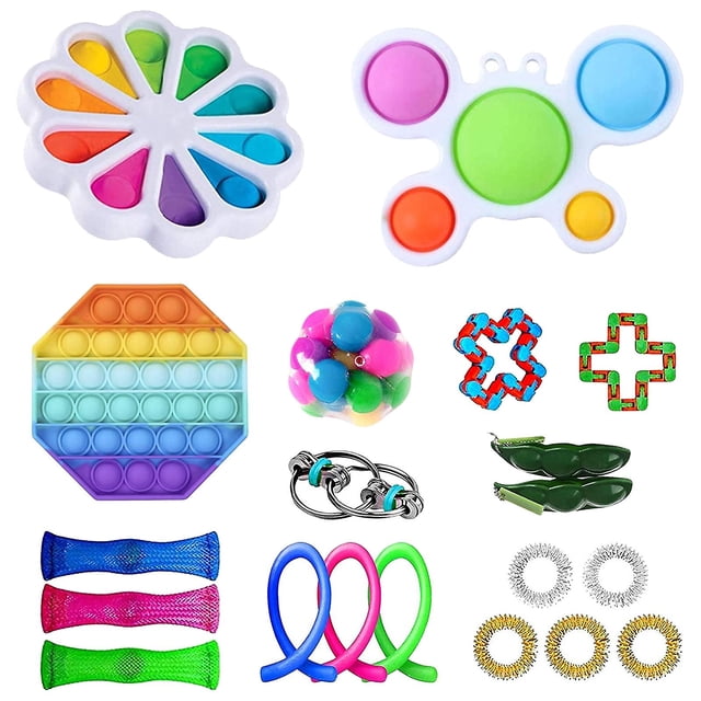 Juguete sensorial Push Bubble Fidget para aliviar el estrés del autismo