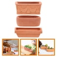 thumbnail image 2 of 3pcs Mini Terracotta Clay Flower Pots Tiny Cactus Pots Small Succulent Planter Nursery Plant Pot for Home, 2 of 5
