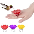 thumbnail image 3 of Alimentador de anillos para colibríes (rojo) - Alimente manualmente a los colibríes en su jardín. Acércate a la naturaleza. JAMW Sencillez, 3 of 5