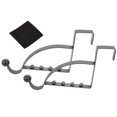 thumbnail image 2 of 2pcs Over The Door Hook Hanger Household Over Door Coat Hook Over Door Coat Bag Hook, 2 of 3