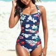 thumbnail image 4 of XIAONU Women's Push Up Monokini Swimsuit Padded Bathing Suit for Beach Pool, 4 of 4