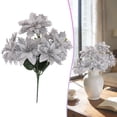 thumbnail image 2 of Valentines Day Decorations | Pink Poinsettias | Fdelink Artificial Glitter Flowers, Set of 5, Suitable for Home Diy Crafts and Holiday Decorations, 2 of 9