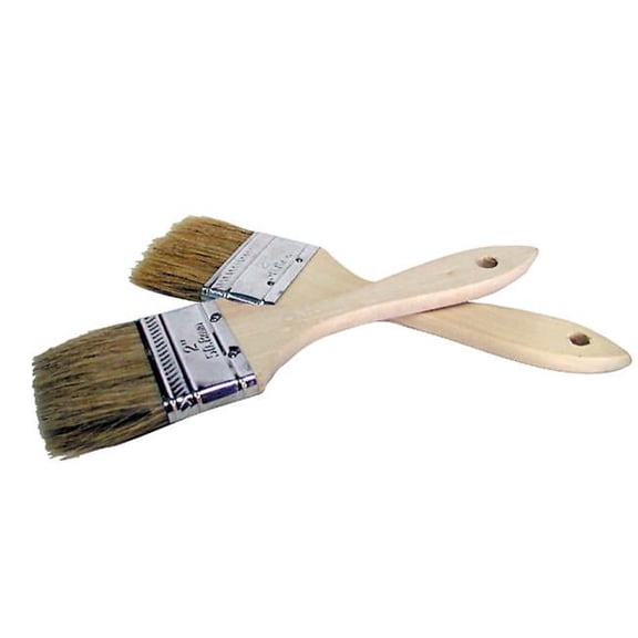 Wood Handle Bristle Brush, 3 in.