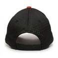 thumbnail image 2 of Outdoor Cap JM-123 Jersey Mesh-Black/Orange-Youth, 2 of 8