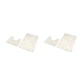 thumbnail image 2 of Alfombrilla absorbente de poliéster Bewildely Chenille Safe White 50*80+50*50 Blanco 50*80+50*50, 2 of 6