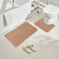 thumbnail image 3 of YOTQUSKI 15.74x23.62+15.74x19.68 in Bathroom Floor Mats Sets 2 Piece, Non Slip Bath Mat Rug, Thick Bath Rugs for Bath Room, Extra Soft Microfiber Bath Machine Washable Rugs, 3 of 7