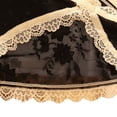 thumbnail image 5 of Kmdttou Panties for Women Pack Cotton Sexy Lace High Cut Panties Comfort Bikini Panty Stretch Underpants Breathable Ladies Briefs (Available in Plus Size) Black-L, 5 of 5