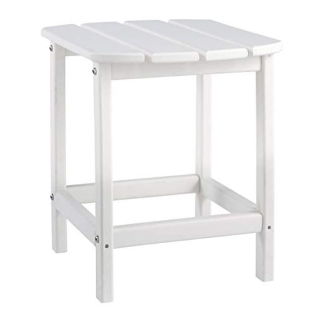 Bowery Hill Patio End Table in White