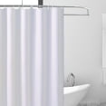 thumbnail image 5 of Dinheiro 1 pieza cortina de baño de color sólido peva cortina de baño gruesa impermeable lisa, 5 of 5
