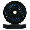 thumbnail image 5 of BalanceFrom 210 lb Olympic Rubber Bumper Weight Plate Set with 2” Steel Hub Inserts, 5 of 12