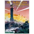 thumbnail image 3 of De Fonseca, Gaston Simoes 11x14 Black Modern Framed Museum Art Print Titled - 12e Salon de lâ€™Automobile, 3 of 5