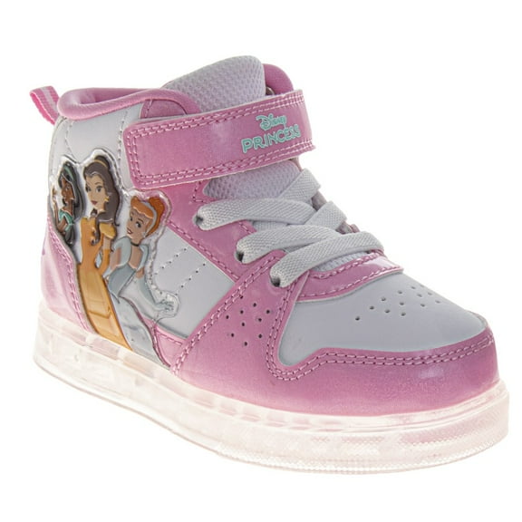 Disney Princess Elsa And Anna Design Slip On Canvas Girls, Frozen Casual Easy Wear (Toddler Little Kid), Purple White, Size: 9