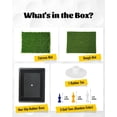 thumbnail image 3 of Golf Swing Trainer Mat for Practice & Training â€“ Replaceable Turf Surfaces, Non-Slip Rubber Base for Indoor/Outdoor Use, Include WHITE, 3 of 6
