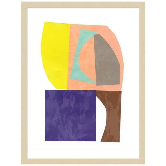 Amanti Art Carved Out Wood Framed Wall Art Print