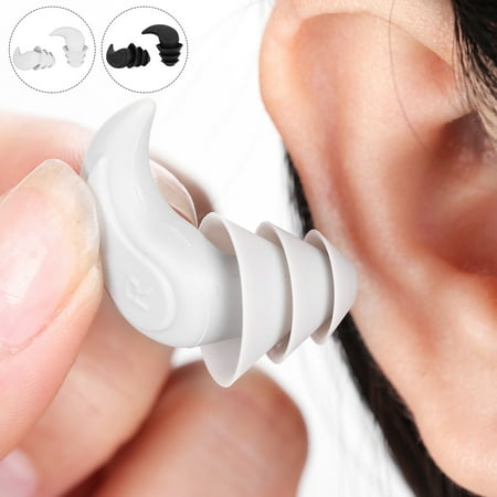 

Triple Soundproof Silicone Earplugs Anti-Noise Sleep Earplugs Reusable Soundproof Noise Reduction Earplug Noise Cancelling Ear Plugs Three Layers Soft Silicone Swimming Earplug