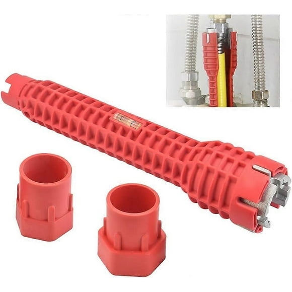 2025 New Multifunctional Basin Wrench (8-in-1) Plumbing Tools Faucet Wrench Tool Faucet Socket Wrench